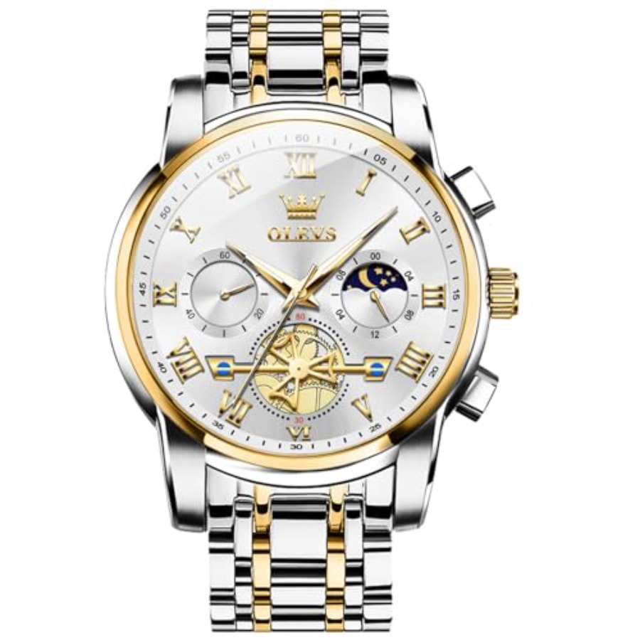 Smartwatch Face - OLEVS Watches Men Waterproof Luxury Big