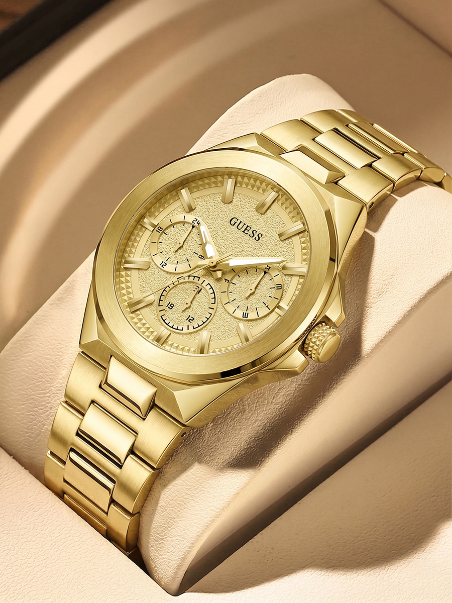 Smartwatch Guess - GUESS Original Luxury Gold Tone Round
