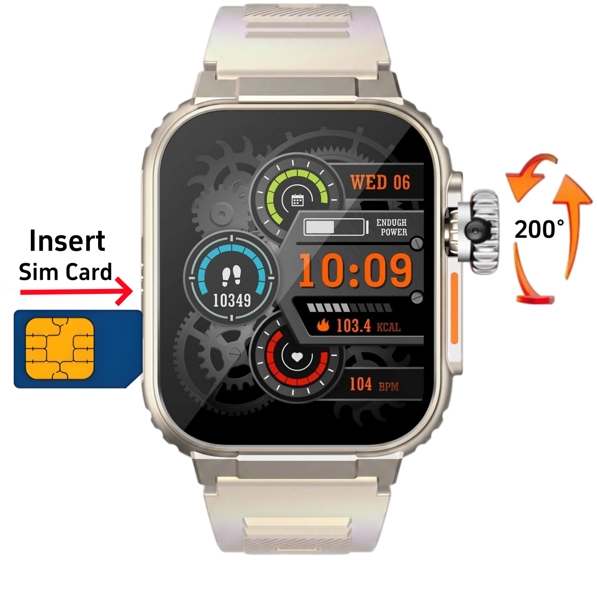 Smartwatch Id - S12 Ultra MAX 5G Smartwatch 2.29inch