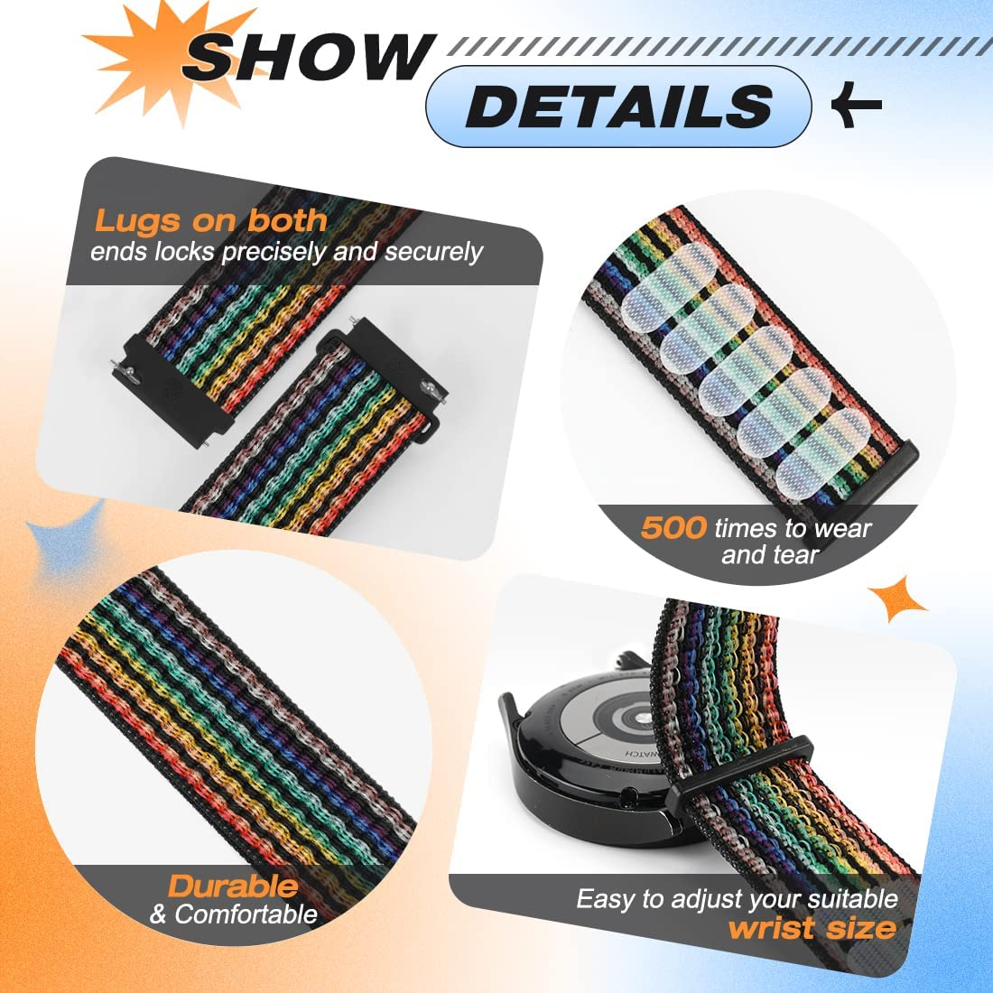20/22mm Nylon Loop Band for Xi - Xiaomi Smartwatch S3 Accessories 리뷰 및 가격