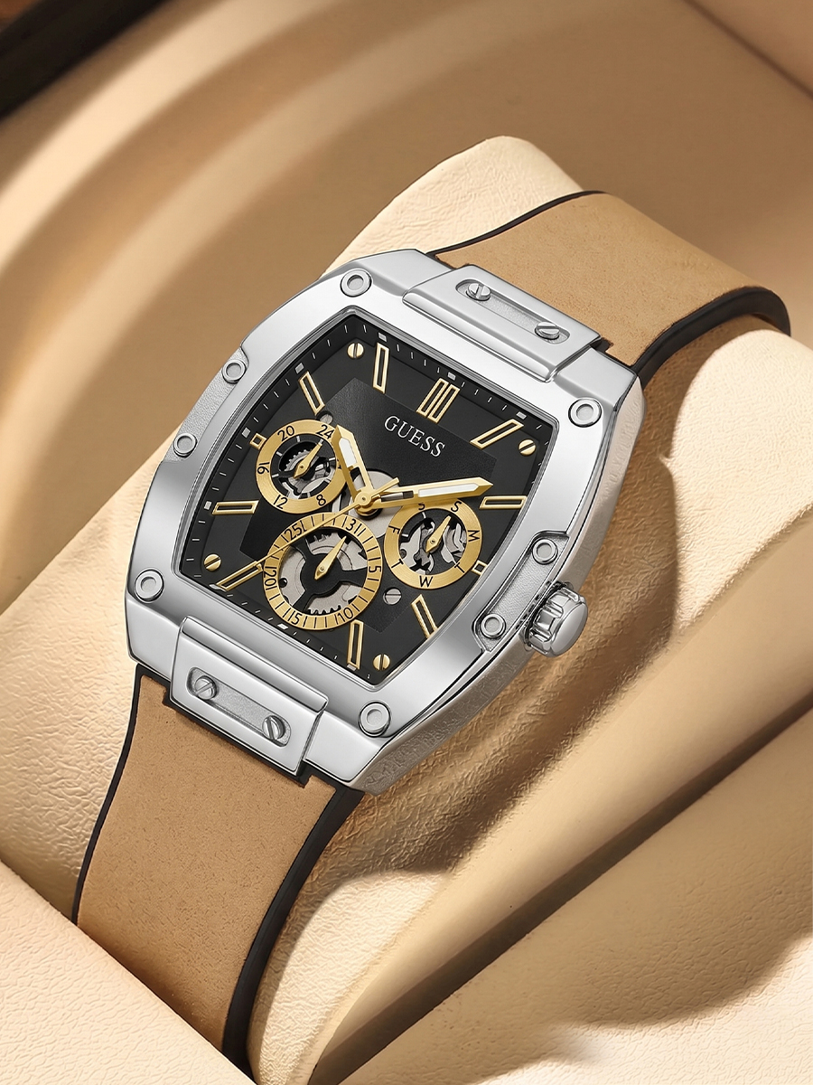 GUESS Men's Tonneau Watch Blac - Smartwatch Guess 리뷰 및 가격