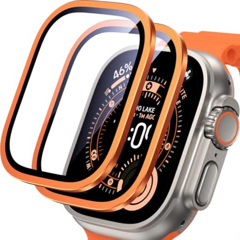 2PCS HD Metal Tempered Glass F - Smartwatch Straps & Accessories 리뷰 및 가격