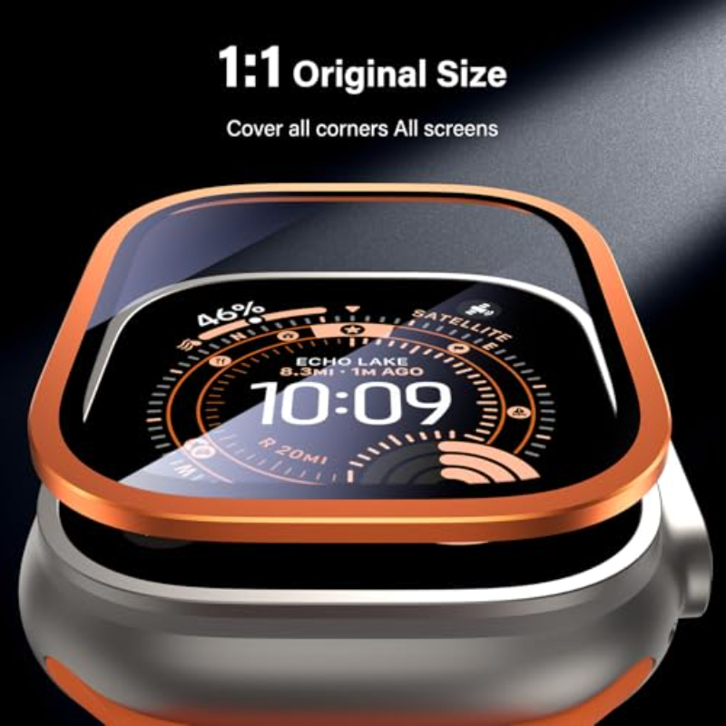 2PCS HD Metal Tempered Glass F - Smartwatch Straps & Accessories 리뷰 및 가격