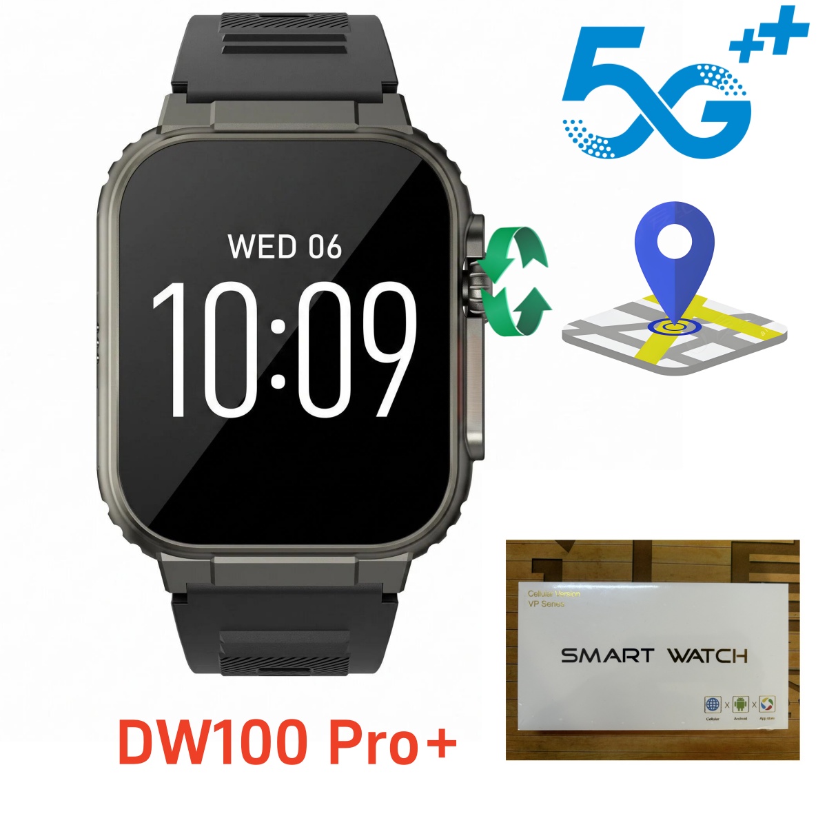 DW100 Pro plus Touch ID Smartw - Smartwatch Id 리뷰 및 가격