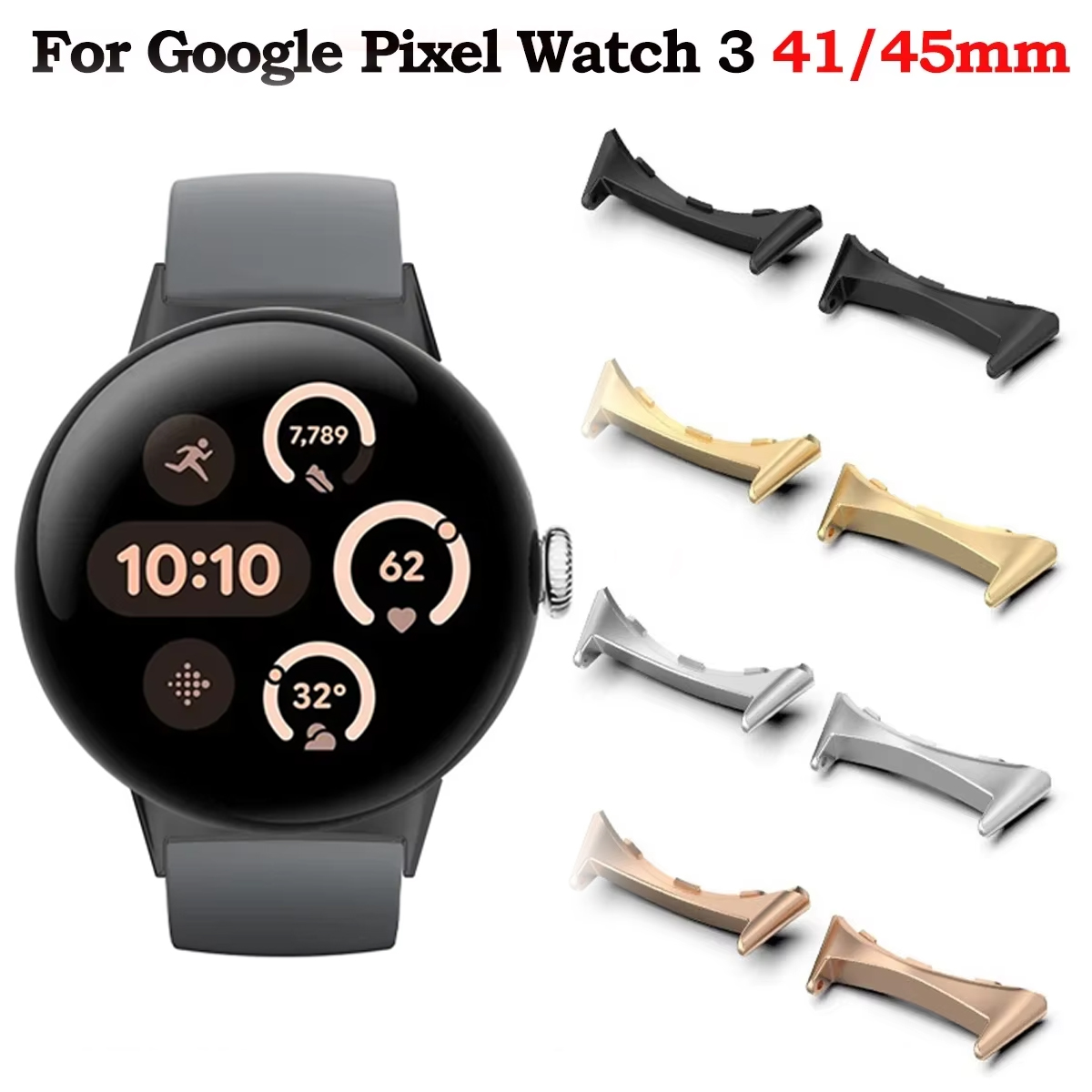 2pcs Watch Strap Connector Ada - Smartwatch Straps & Accessories 리뷰 및 가격