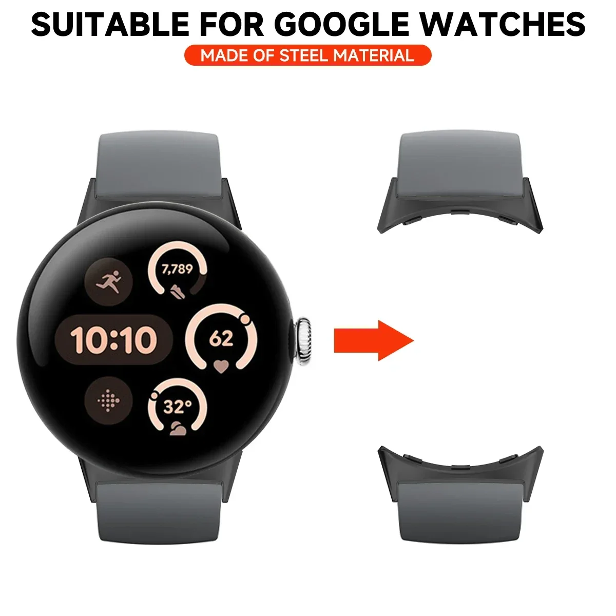 2pcs Watch Strap Connector Ada - Smartwatch Straps & Accessories 리뷰 및 가격