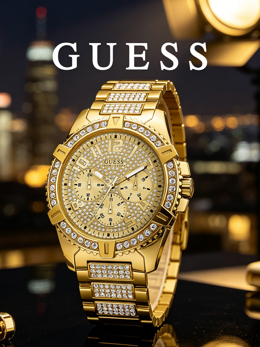 Guess Men's Watch Gold Tone St - Smartwatch Guess 리뷰 및 가격