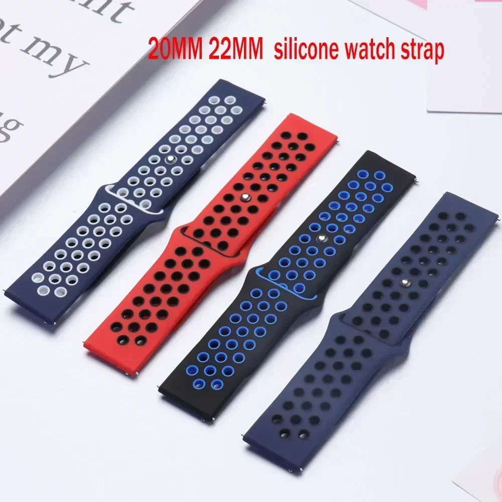 22MM 20mm Silicone Strap For X - Xiaomi Smartwatch S4 Accessories 리뷰 및 가격