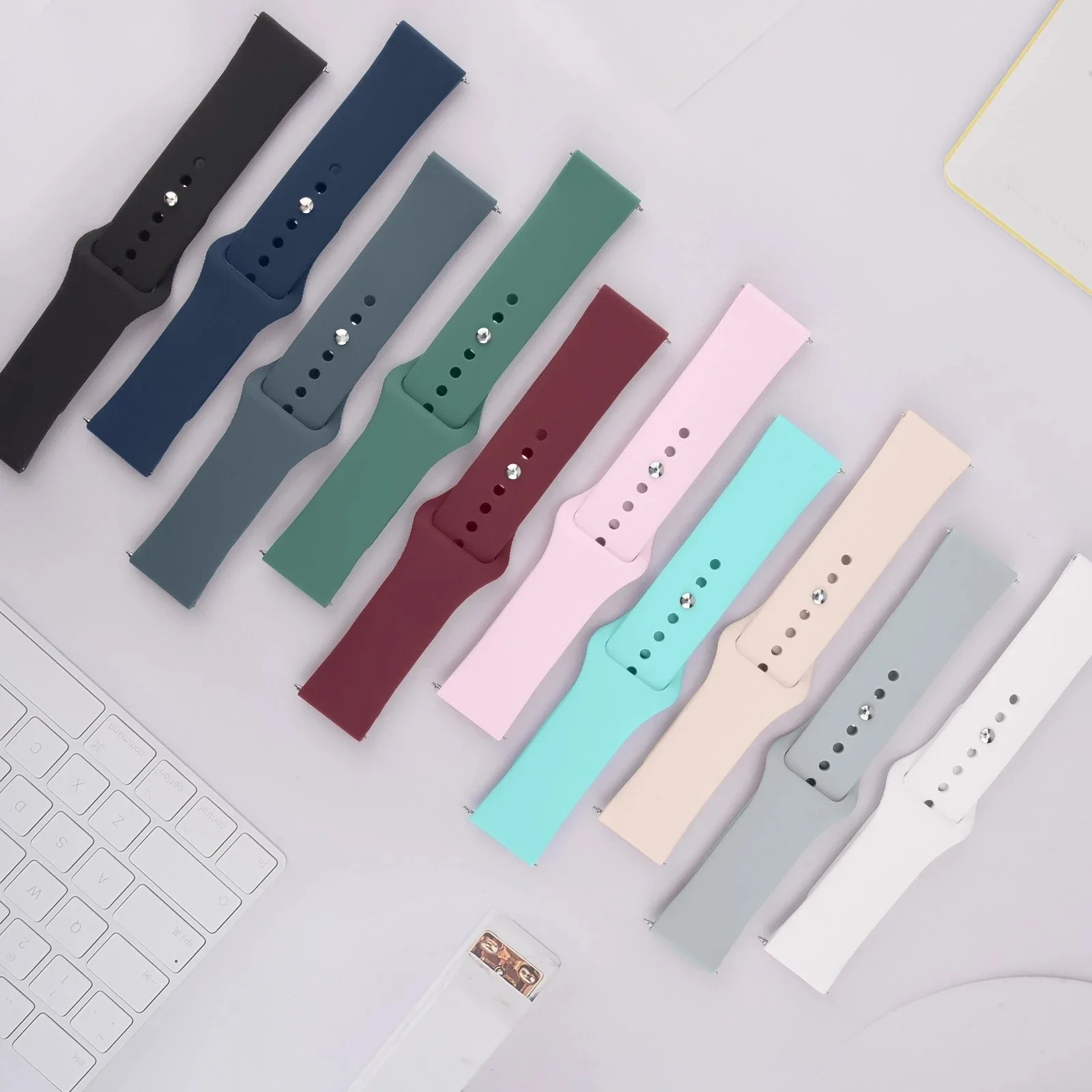 18mm 22mm Silicone Strap For H - Xiaomi Smartwatch S4 Accessories 리뷰 및 가격