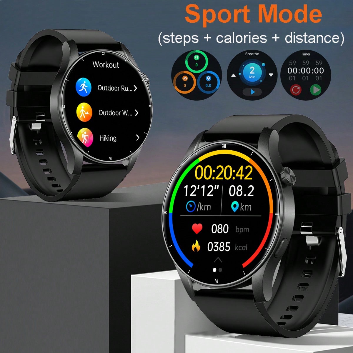 1.39 Inch Unisex Smart Watch 3 - Smartwatch Custom 리뷰 및 가격