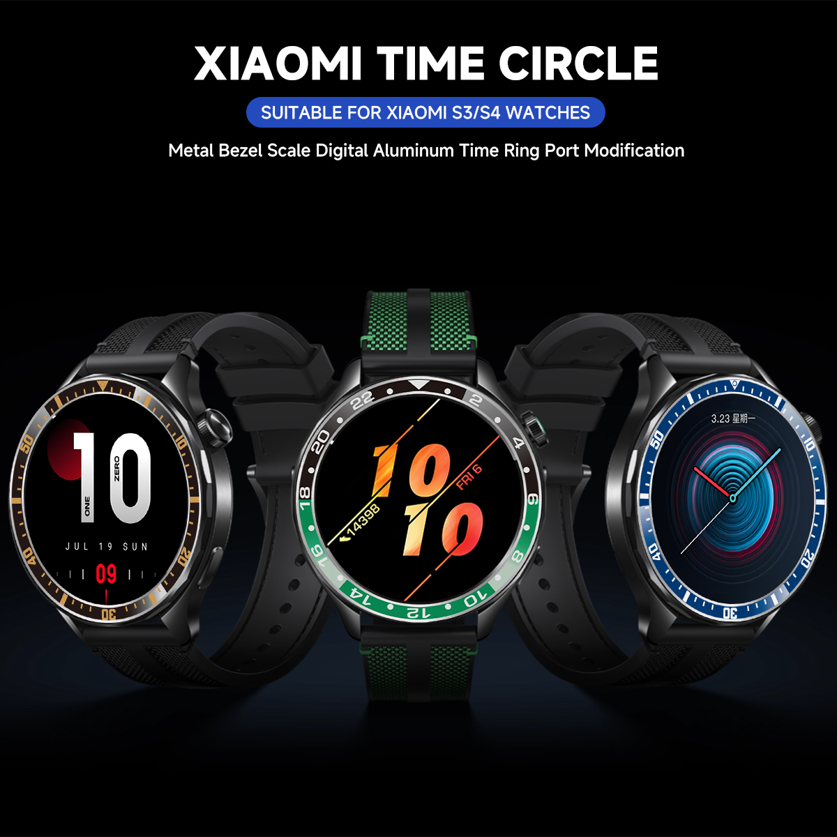 Steel Bezel Rings For Xiaomi W - Xiaomi Smartwatch S4 Accessories 리뷰 및 가격