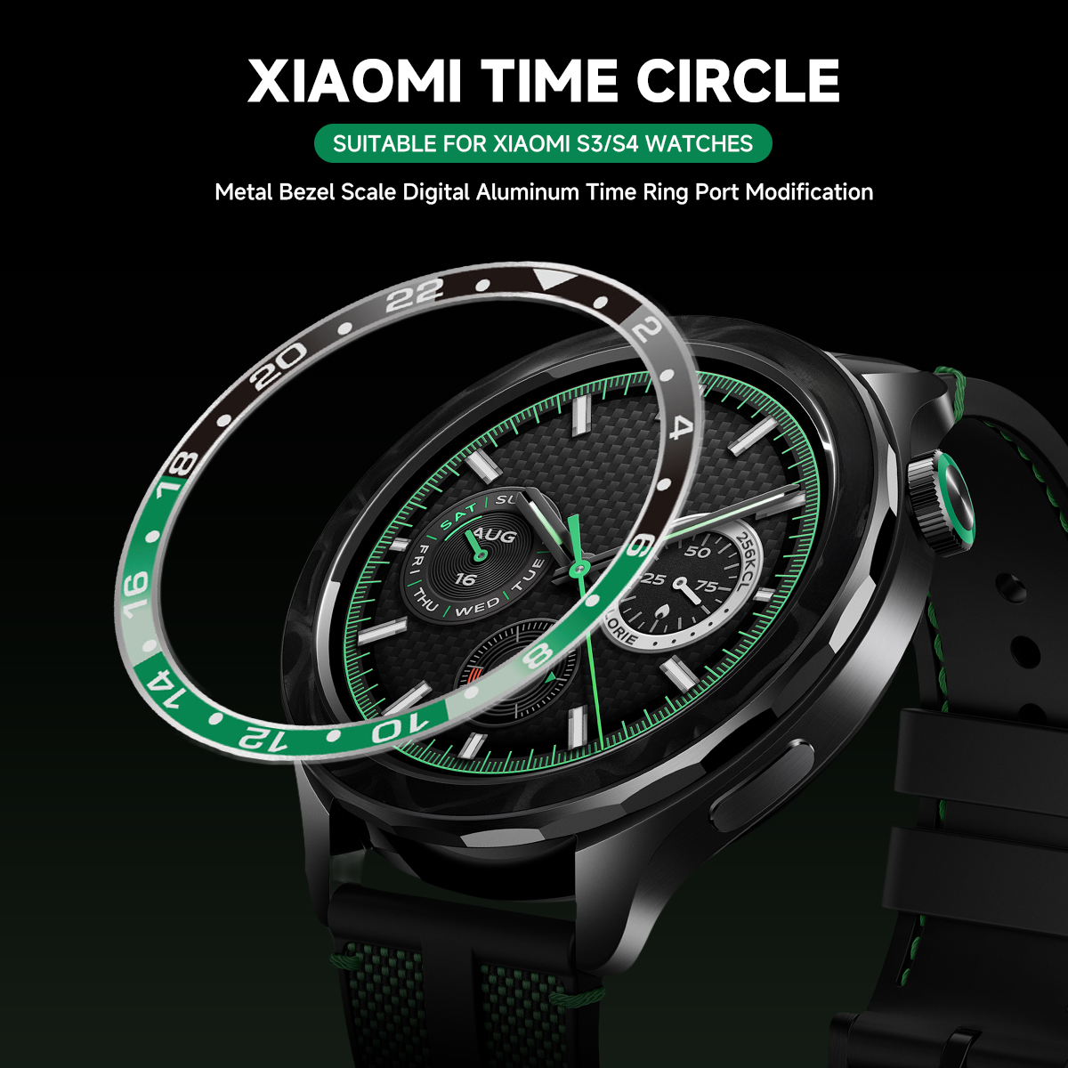 Steel Bezel Rings For Xiaomi W - Xiaomi Smartwatch S4 Accessories 리뷰 및 가격