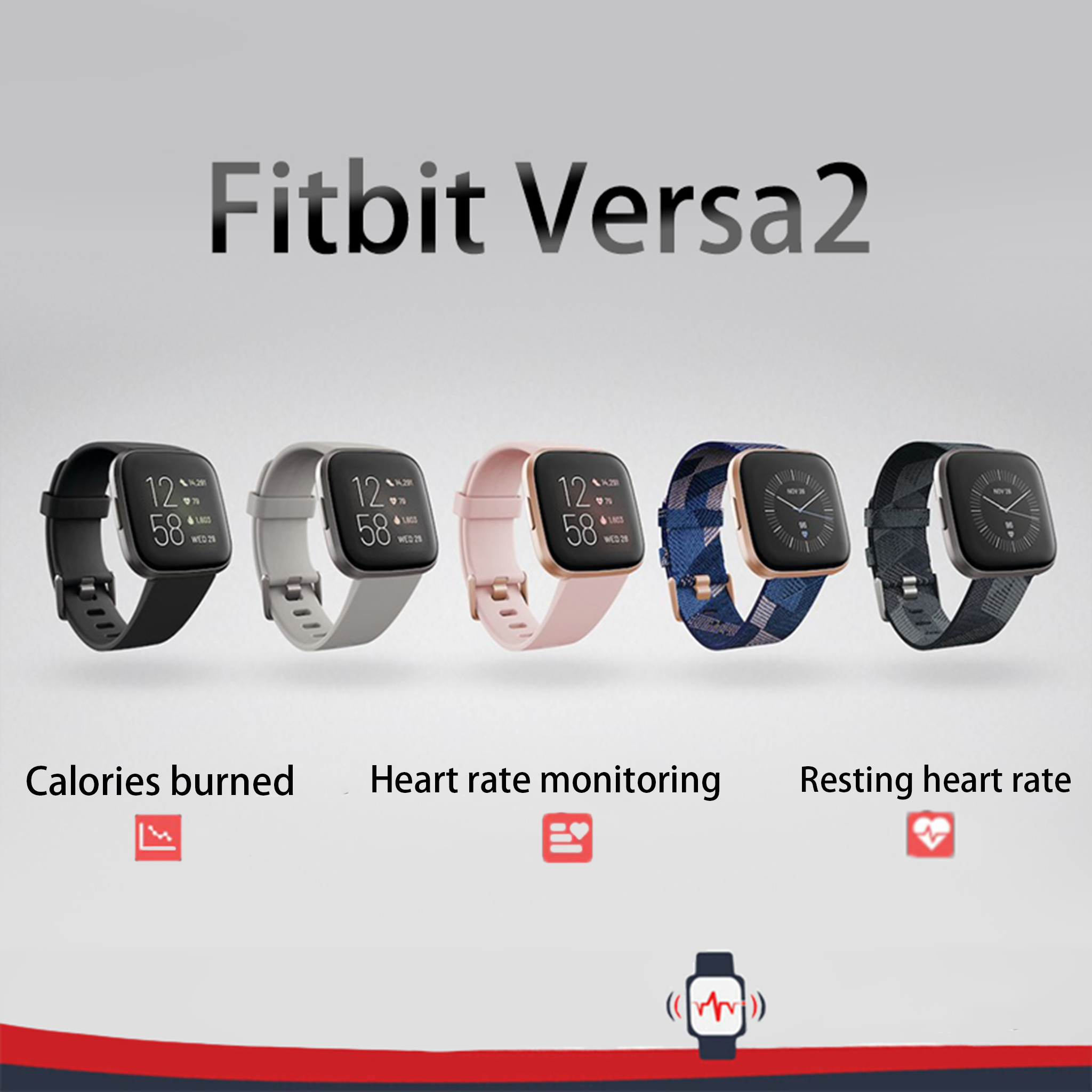 Fitbit Versa 2 Health and Fitn - Smartwatch Face 리뷰 및 가격