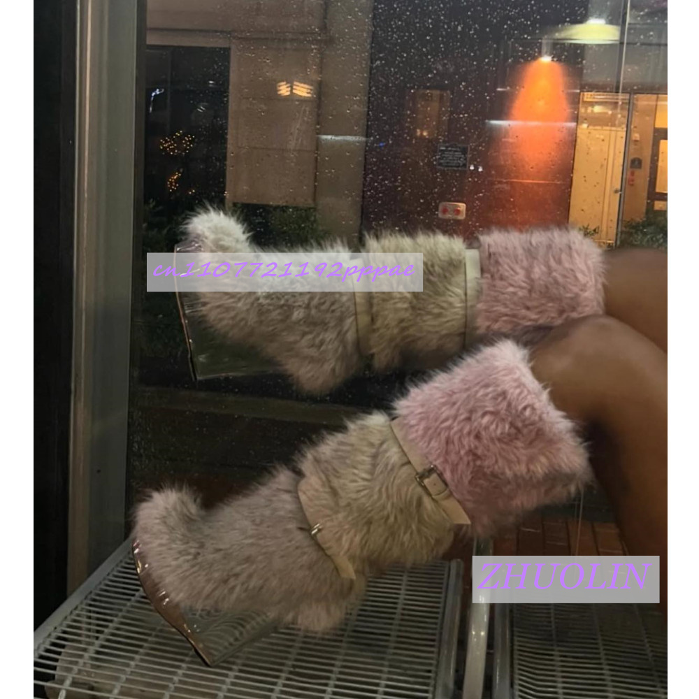 Winter Gradient Furry Transpar - Leather Classic Strap 리뷰 및 가격
