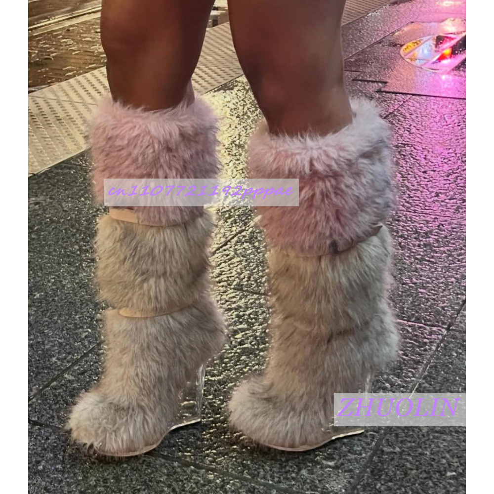 Winter Gradient Furry Transpar - Leather Classic Strap 리뷰 및 가격