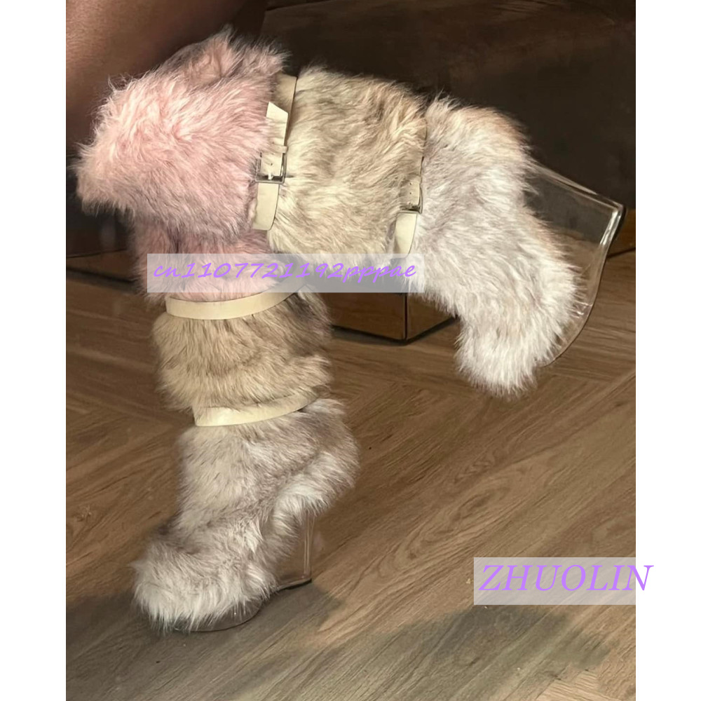 Winter Gradient Furry Transpar - Leather Classic Strap 리뷰 및 가격