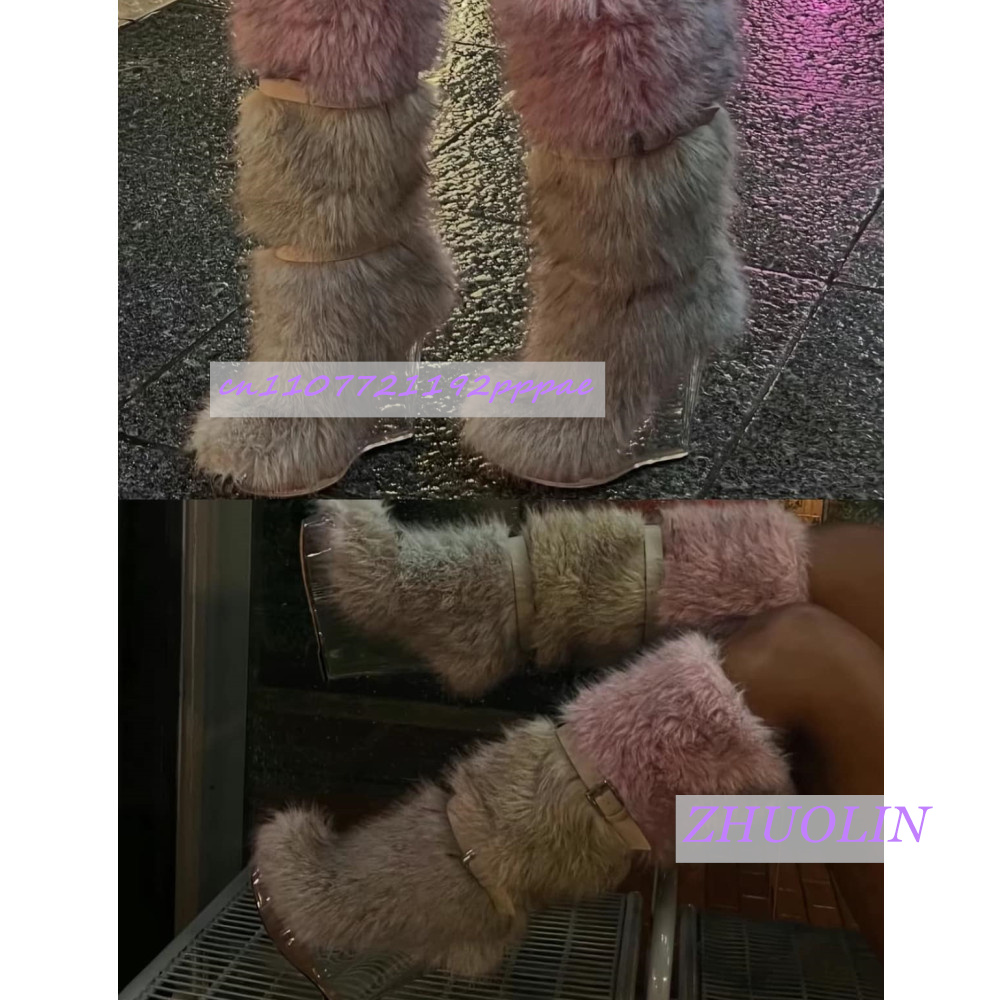 Winter Gradient Furry Transpar - Leather Classic Strap 리뷰 및 가격