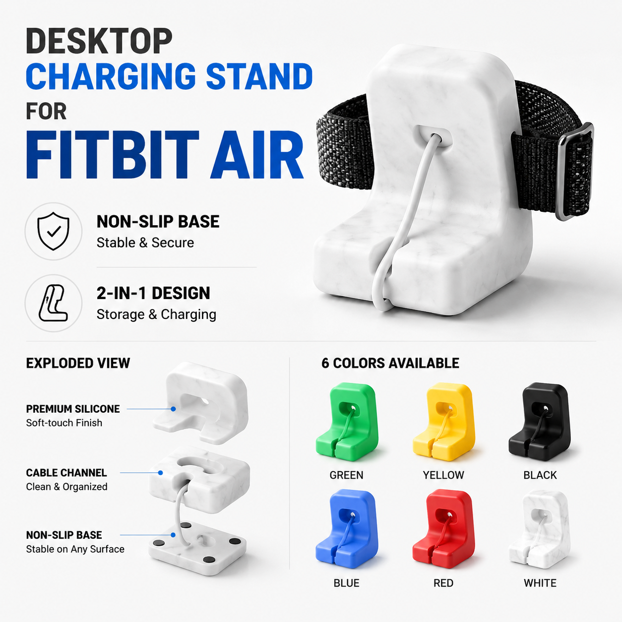 Charging Cradle For Fitbit Air - Watch Charging Dock 리뷰 및 가격