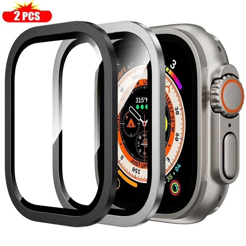 2PCS Tempered Glass for Apple  - Smartwatch Straps & Accessories 리뷰 및 가격
