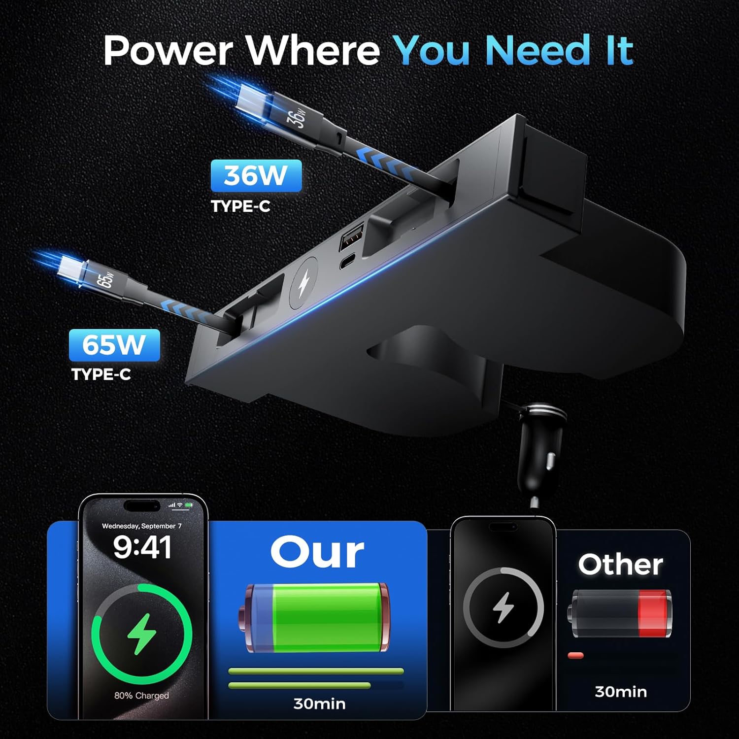 USB Hub for Tesla Model Y/3 Hi - Watch Charger Cable 리뷰 및 가격