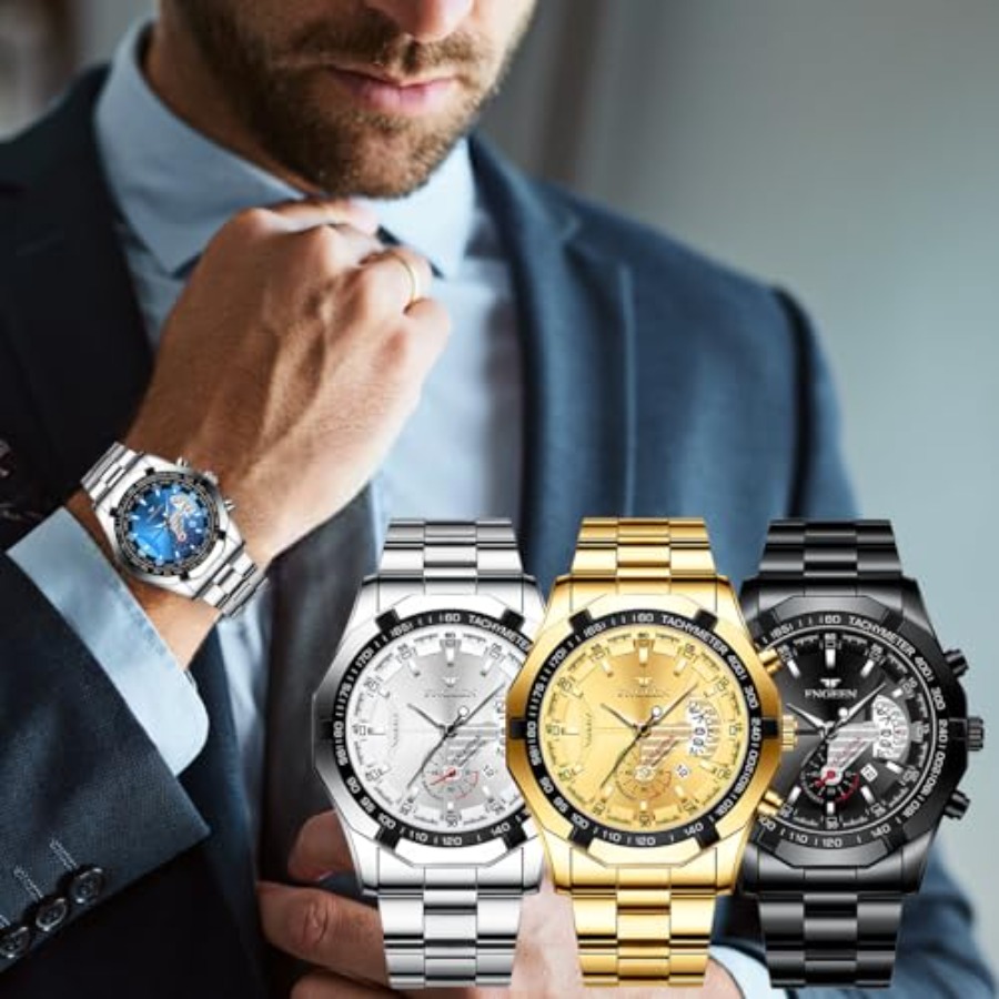 4 Pack Men's Stainless Steel W - Smartwatch Face 리뷰 및 가격