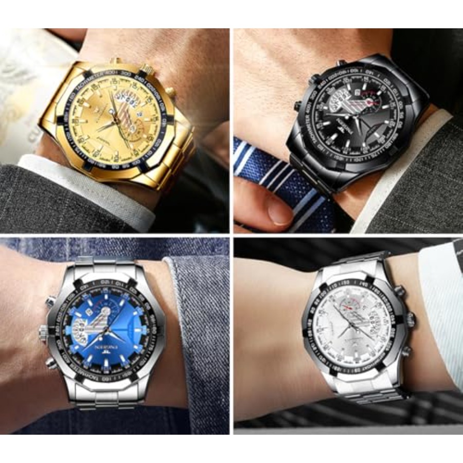 4 Pack Men's Stainless Steel W - Smartwatch Face 리뷰 및 가격