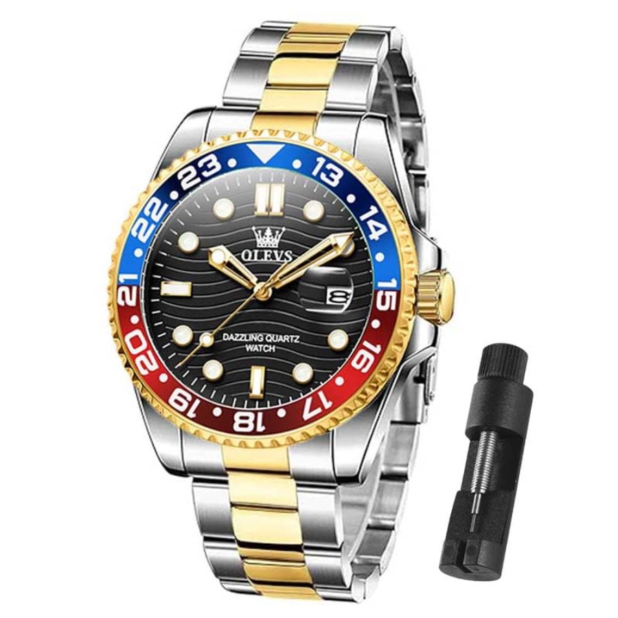 OLEVS Watch Men Luxury Big Fac - Smartwatch Face 리뷰 및 가격