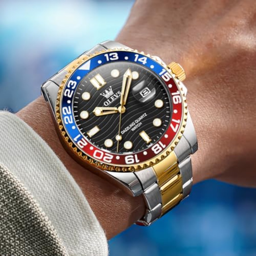 OLEVS Watch Men Luxury Big Fac - Smartwatch Face 리뷰 및 가격