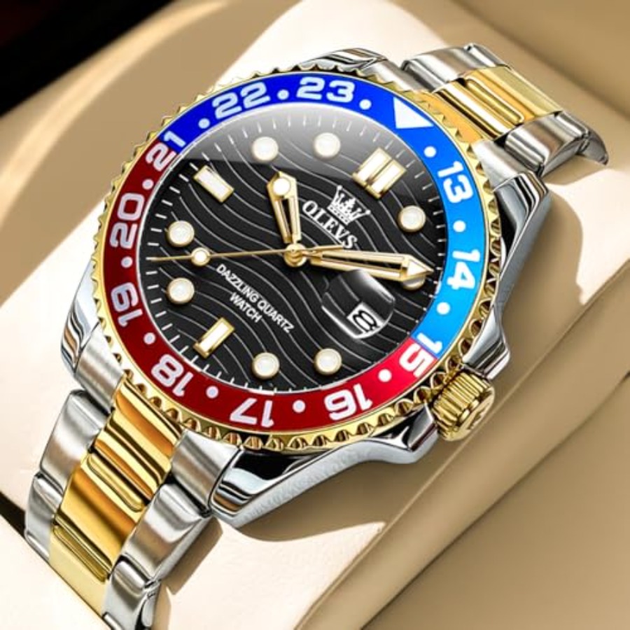 OLEVS Watch Men Luxury Big Fac - Smartwatch Face 리뷰 및 가격