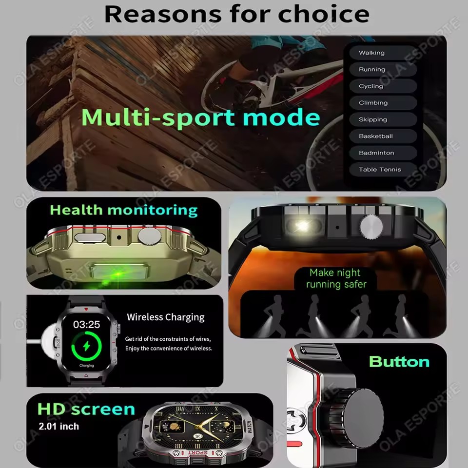 2026 New Military Smart Watch  - Smartwatch Instagram 리뷰 및 가격