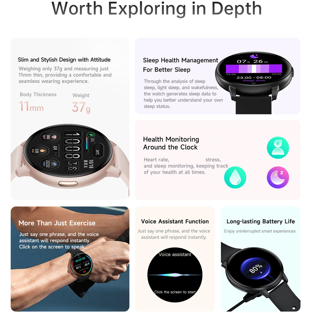 BT Call Smart Watch Women Spor - Smartwatch Custom 리뷰 및 가격