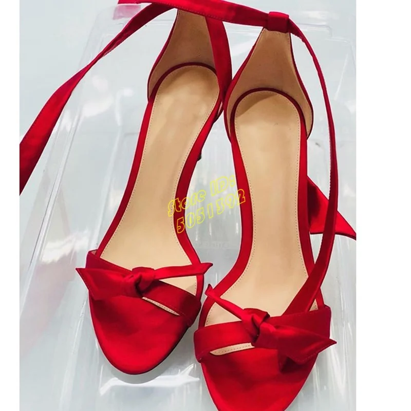 Leather Knot Stiletto High Hee - Leather Classic Strap 리뷰 및 가격