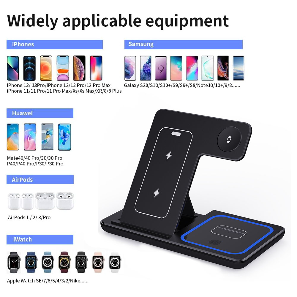 15W 3 in 1 Wireless Charger St - Watch Charger Cable 리뷰 및 가격