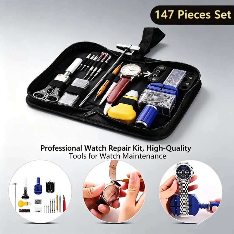 147 Pieces Watch Repair Tool S - Tool Kit Strap Change 리뷰 및 가격