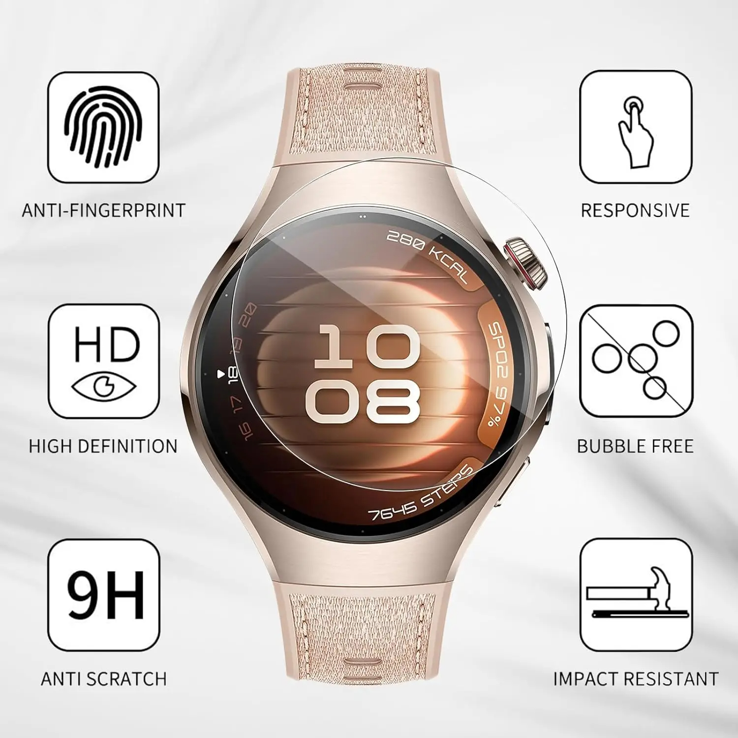 Hydrogel Film For Huawei Watch - Watch Face Protector 리뷰 및 가격