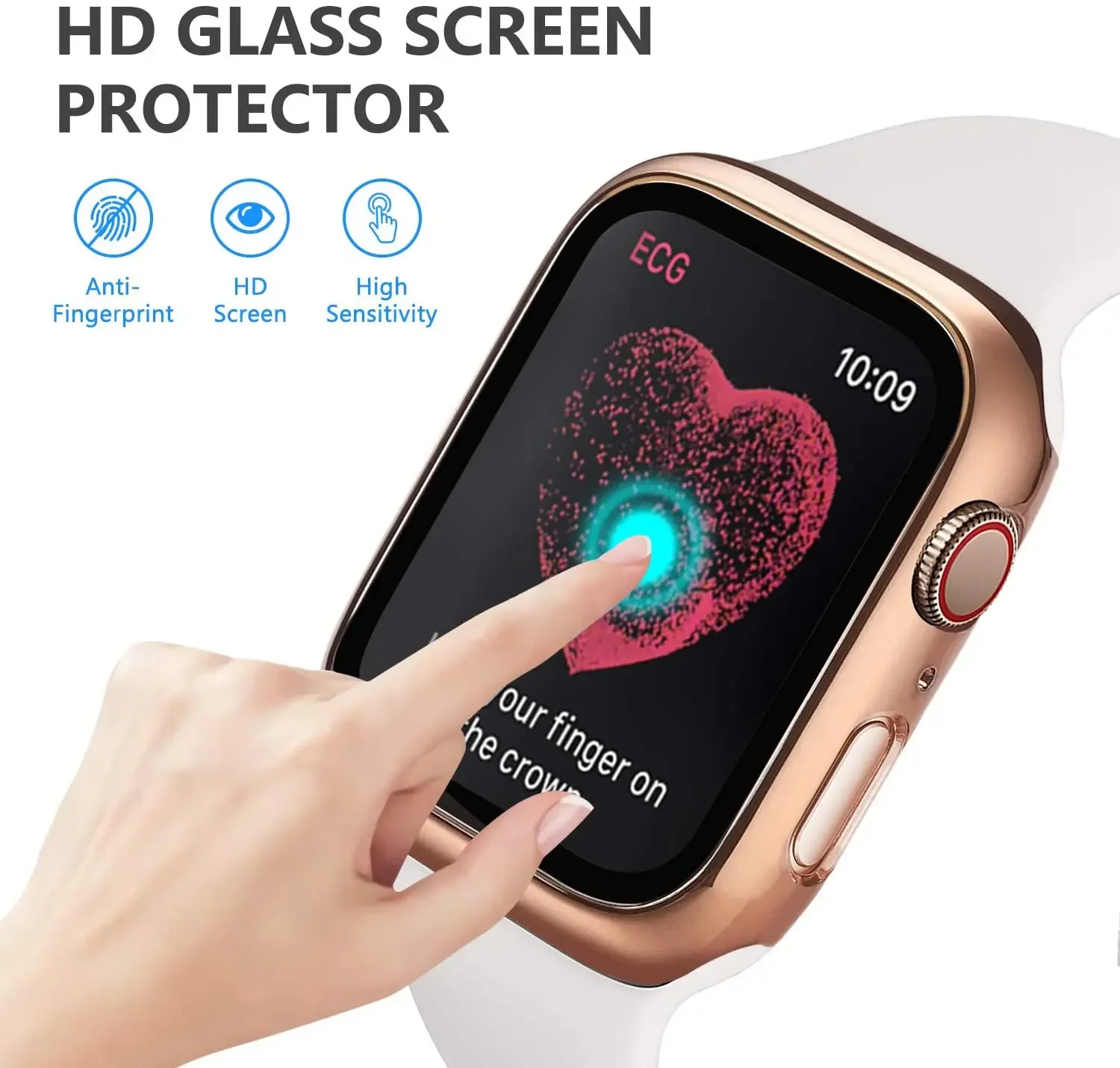 Tempered Glass+cover For Apple - Smartwatch Icon 리뷰 및 가격