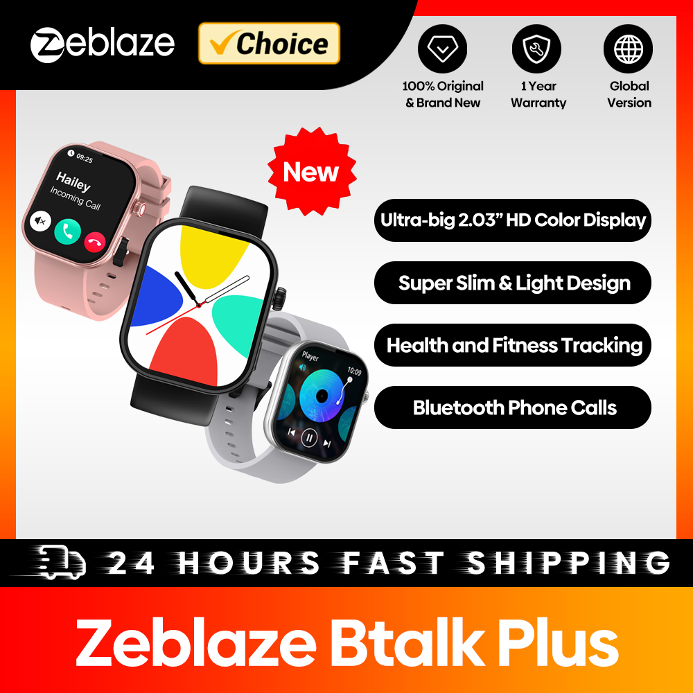 New Zeblaze Btalk Plus Voice C - Smartwatch Face 리뷰 및 가격
