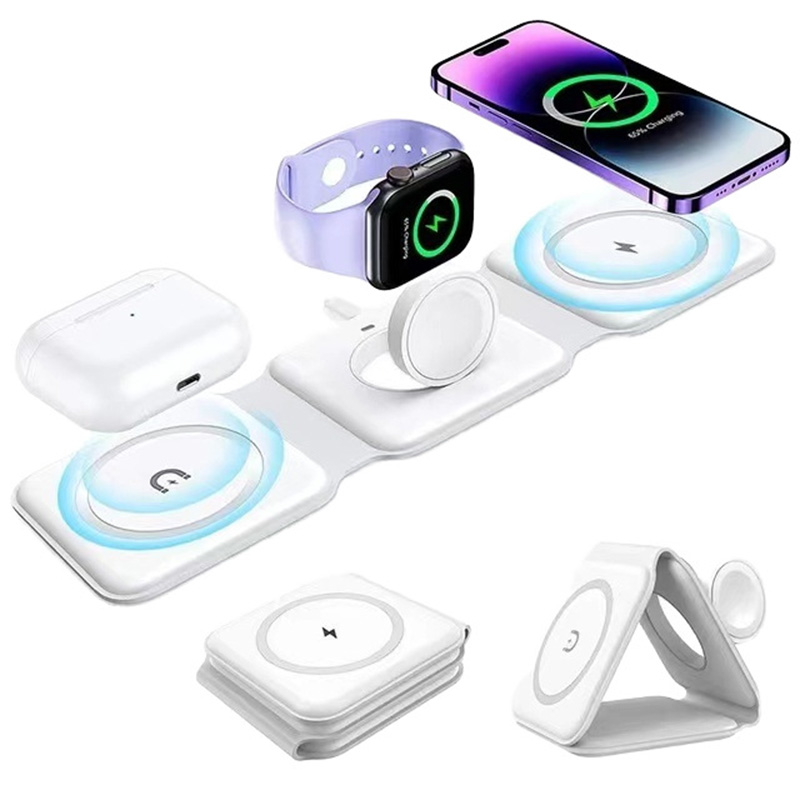 3-in-1 Magnetic Folding Wirele - Watch Charger Cable 리뷰 및 가격
