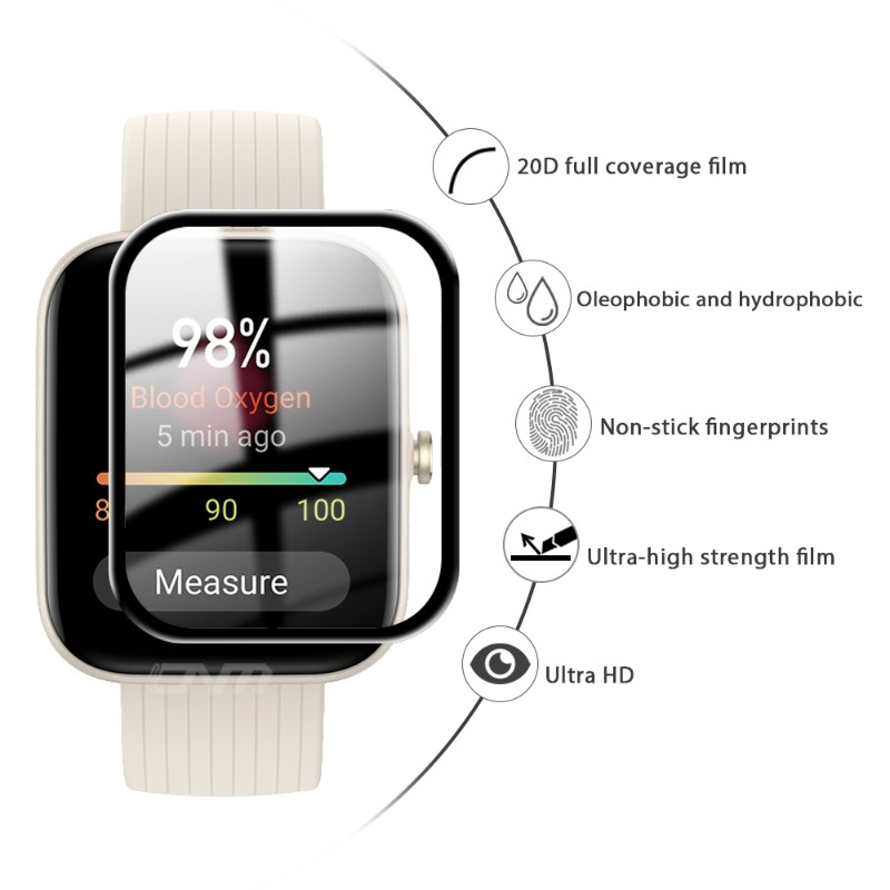 1-5Pcs HD Screen Protector for - Amazfit Smartwatch Accessories 리뷰 및 가격