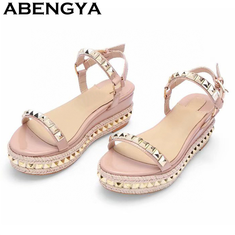Classic Fashion Thick Sole Pla - Leather Classic Strap 리뷰 및 가격