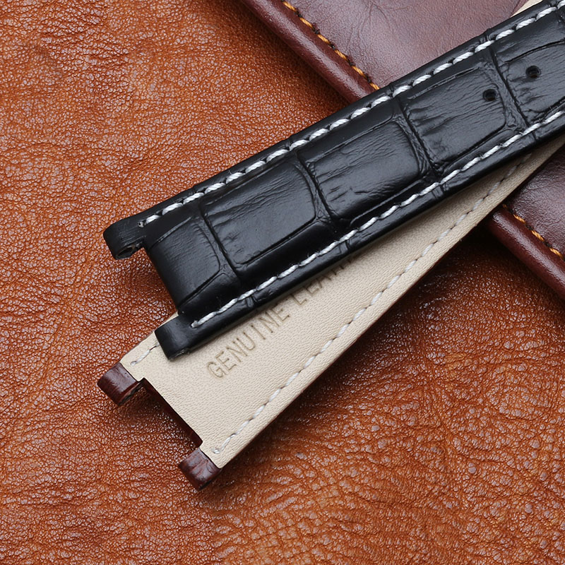 Notched Leather Watch strap 20 - Smartwatch Guess 리뷰 및 가격