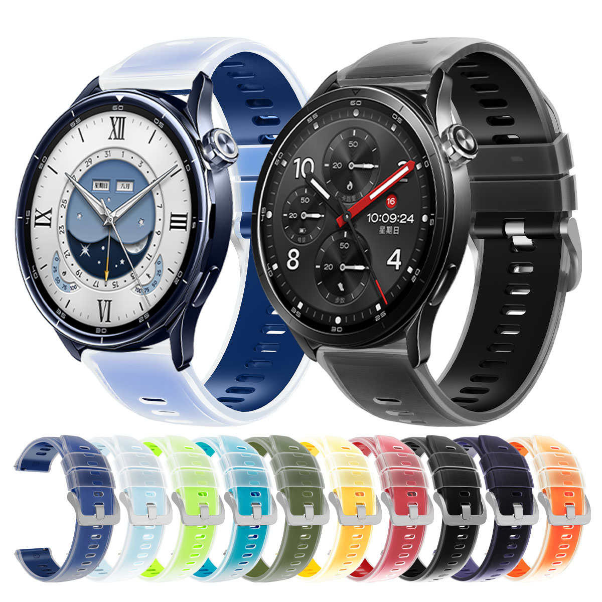 Translucent Silicone Strap For - Xiaomi Smartwatch S3 Accessories 리뷰 및 가격