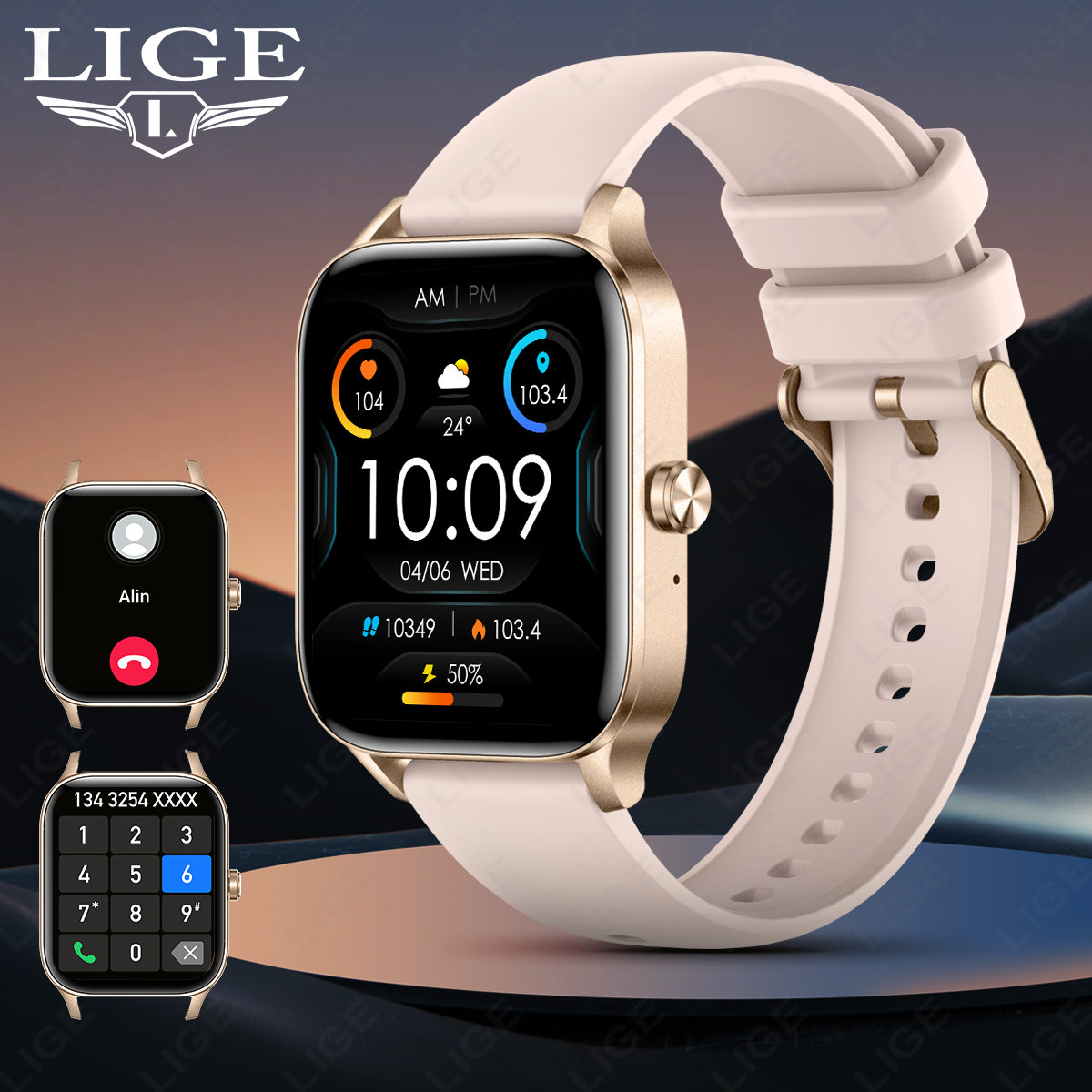 LIGE Fashion Smart Watch Women - Smartwatch Instagram 리뷰 및 가격