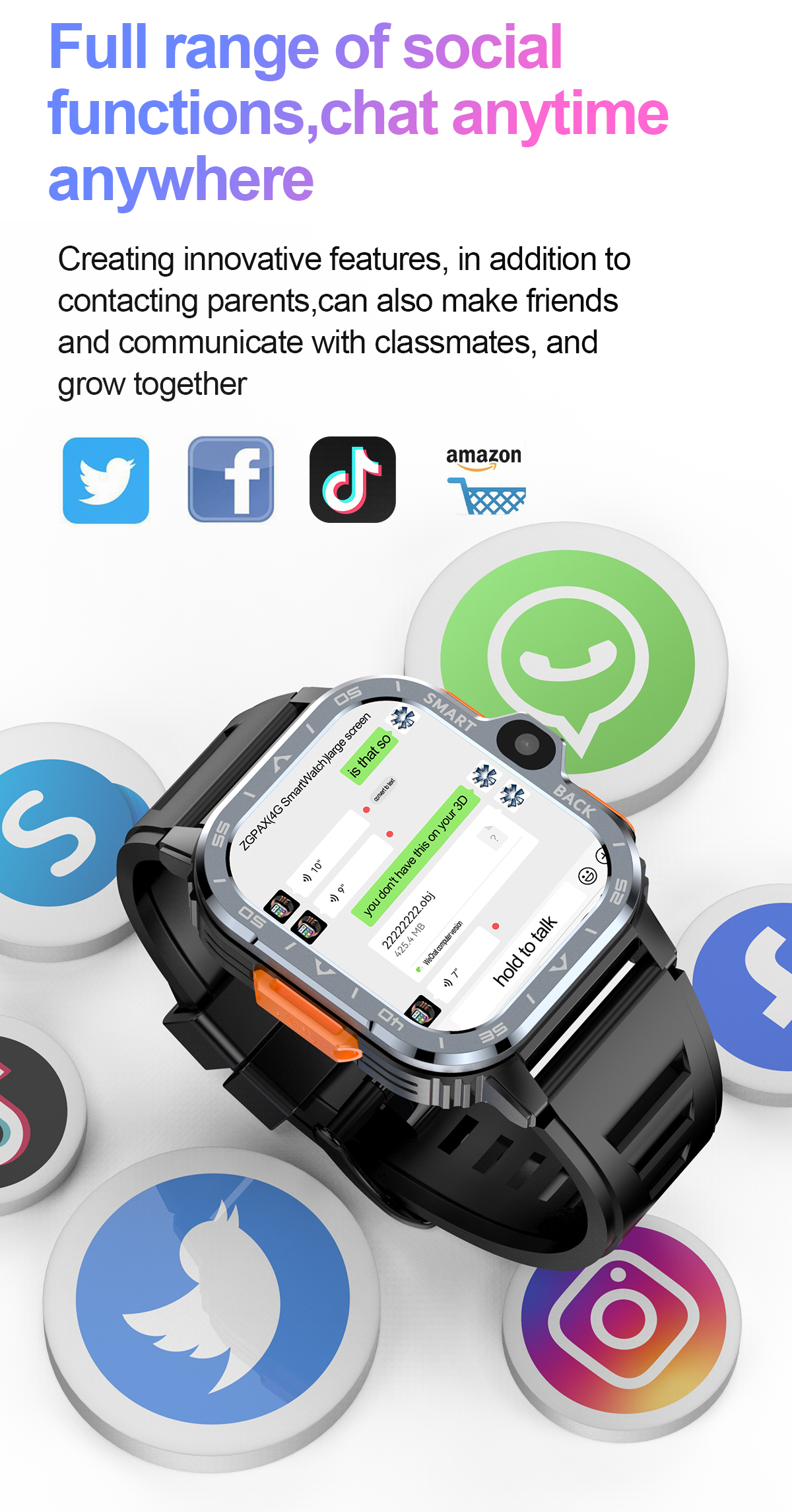 VWAR Rugged 4G Smart Watch 2.0 - Smartwatch Id 리뷰 및 가격