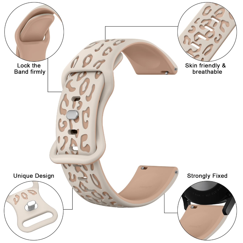 Silicone Leopard Strap For Xia - Xiaomi Smartwatch S3 Accessories 리뷰 및 가격