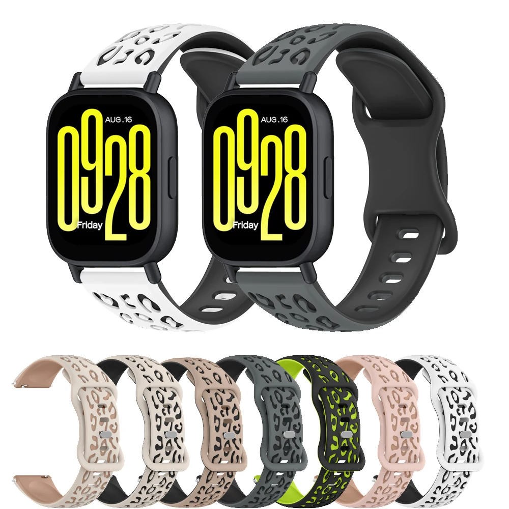 Silicone Leopard Strap For Xia - Xiaomi Smartwatch S3 Accessories 리뷰 및 가격