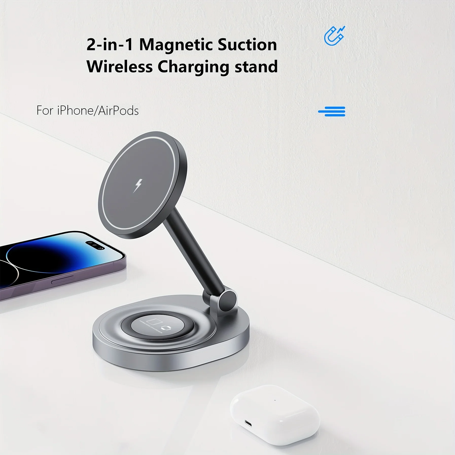 2 In 1 Magnetic Wireless Charg - Watch Charger Cable 리뷰 및 가격