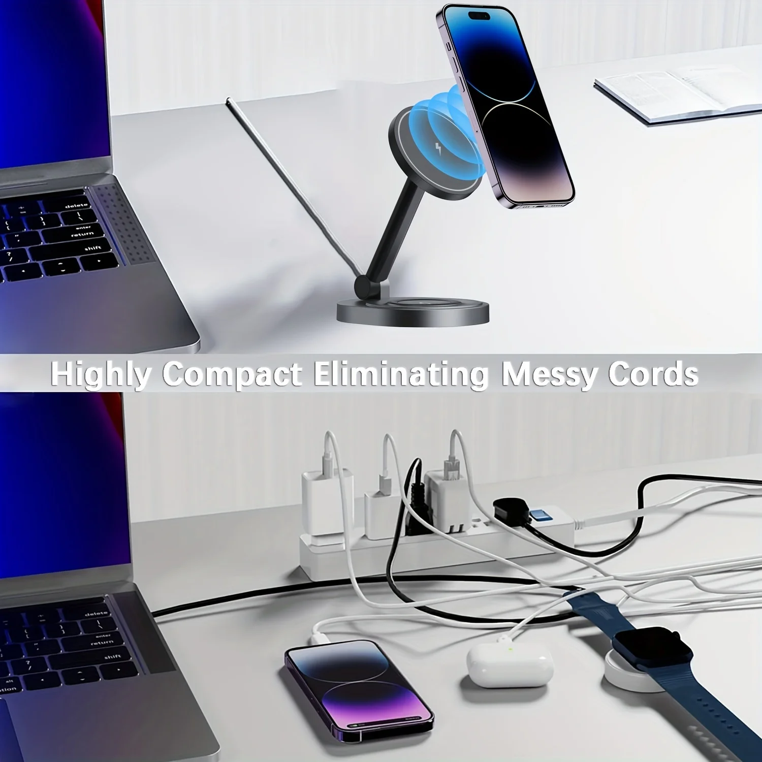 2 In 1 Magnetic Wireless Charg - Watch Charger Cable 리뷰 및 가격