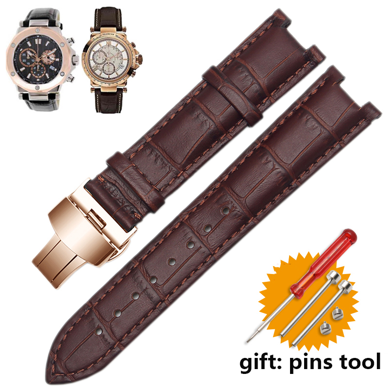 Notched Genuine Leather Watch  - Smartwatch Guess 리뷰 및 가격