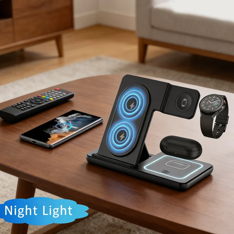 3 In 1 Foldable Wireless Charg - Watch Charger Cable 리뷰 및 가격
